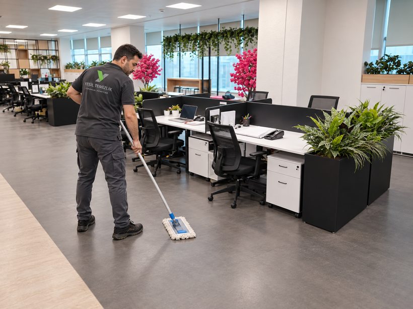 Açık ofis genel temizliği