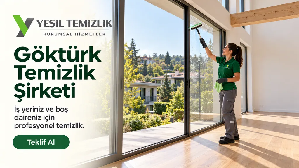 Göktürk Temizlik Şirketi, iş yeriniz ve boş daireniz için profesyonel temizlik
