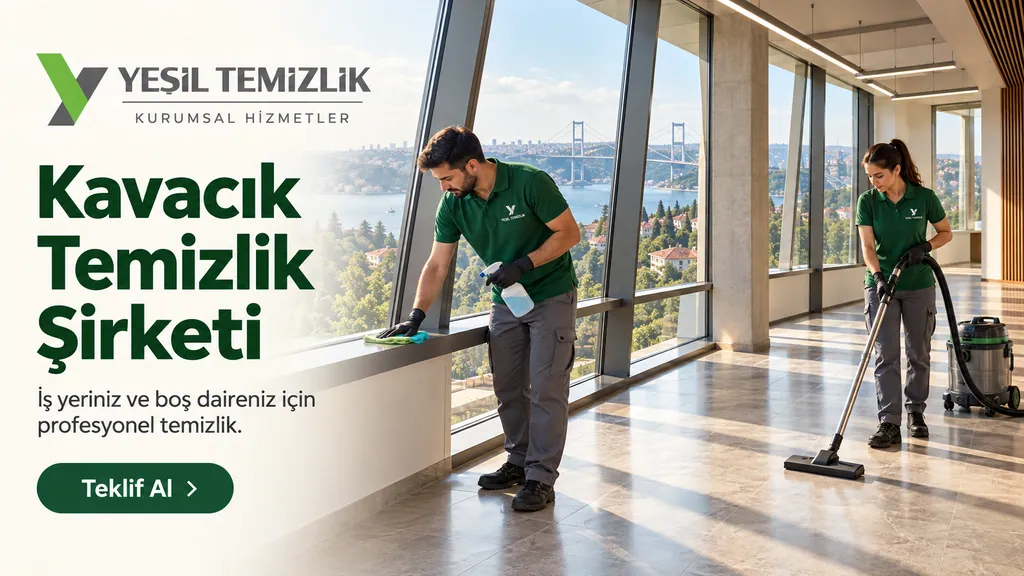 Kavacık Temizlik Şirketi, iş yeriniz ve boş daireniz için profesyonel temizlik