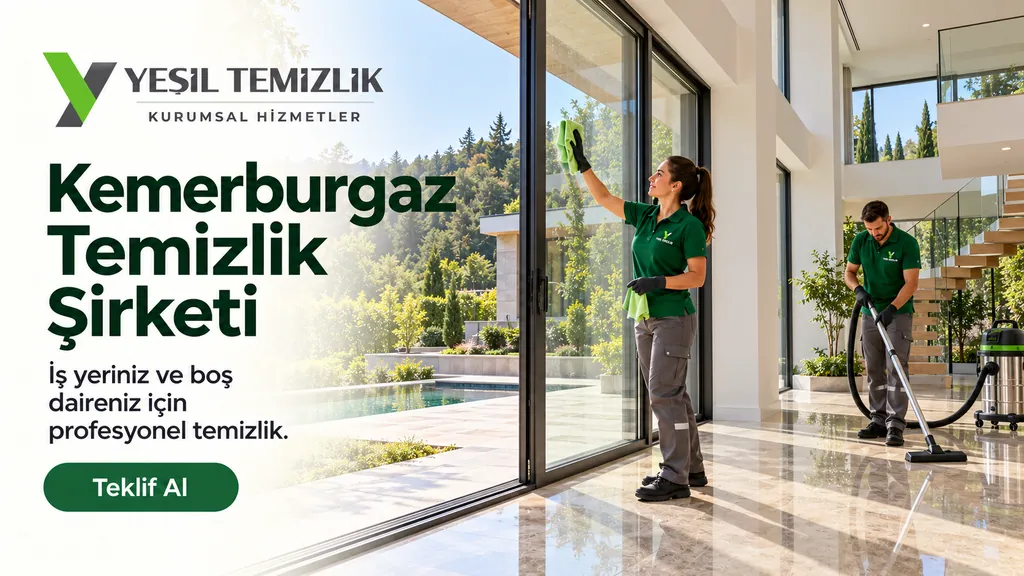 Kemerburgaz Temizlik Şirketi, iş yeriniz ve boş daireniz için profesyonel temizlik
